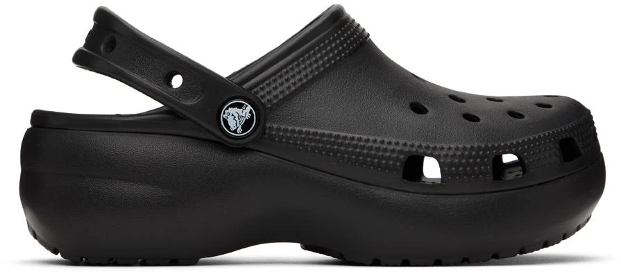 Crocs Black Classic Platform Clog 1