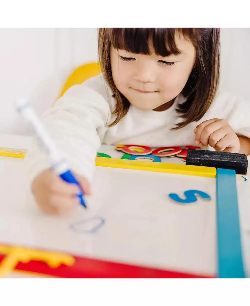 Melissa & Doug Melissa & Doug Magnetic Chalkboard and Dry-Erase Board With 36 Magnets, Chalk, Eraser, and Dry-Erase Pen 13