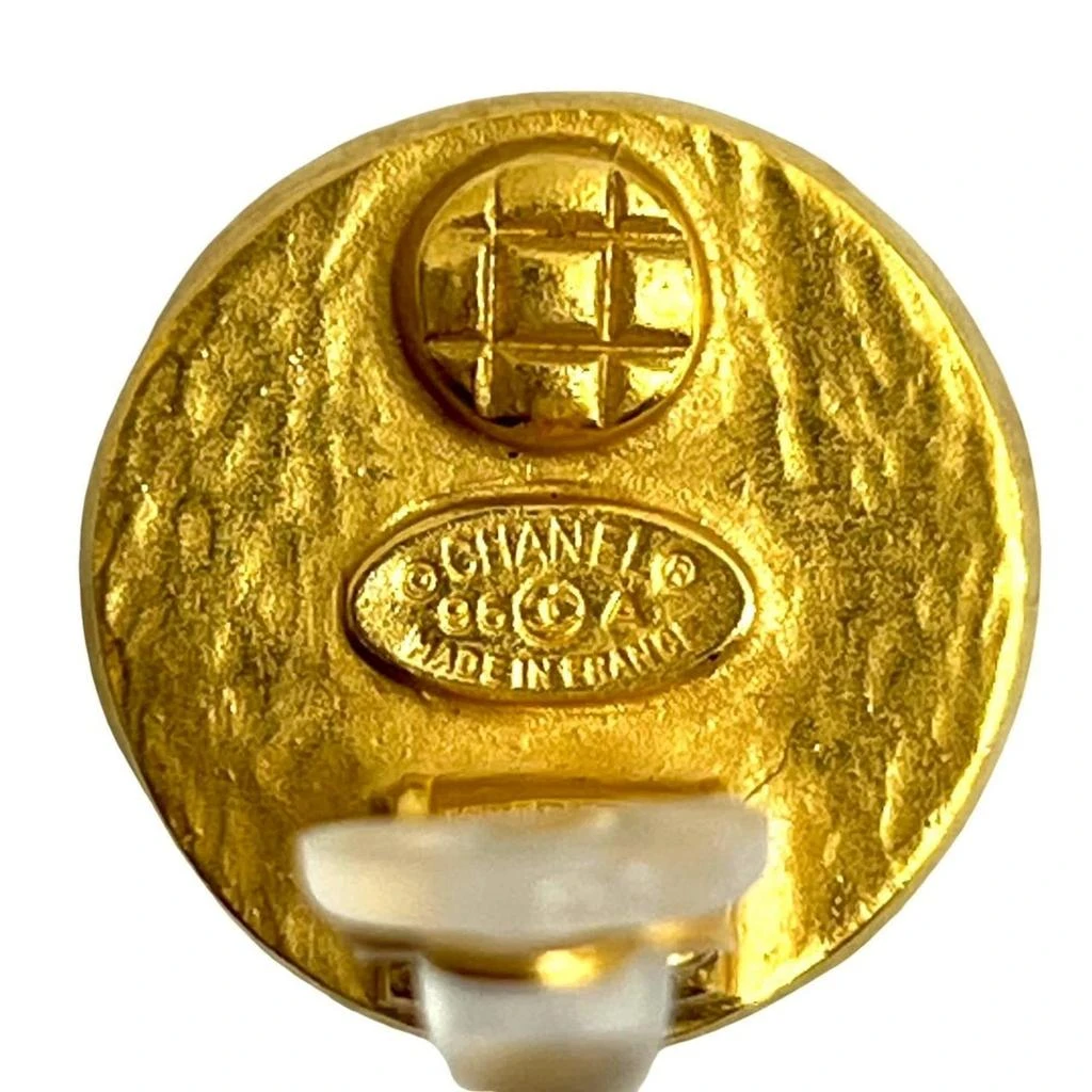 Chanel gold gold Plating Clip Earrings (Pre-Owned) 2