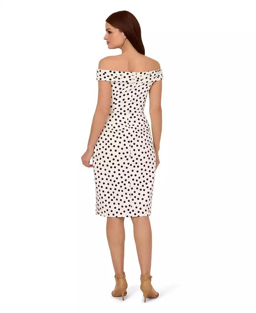 Adrianna Papell Women's Off-The-Shoulder Sheath Dress