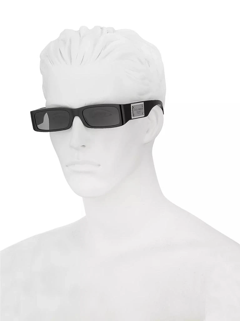 Dolce & Gabbana 55MM Rectangular Sunglasses 4