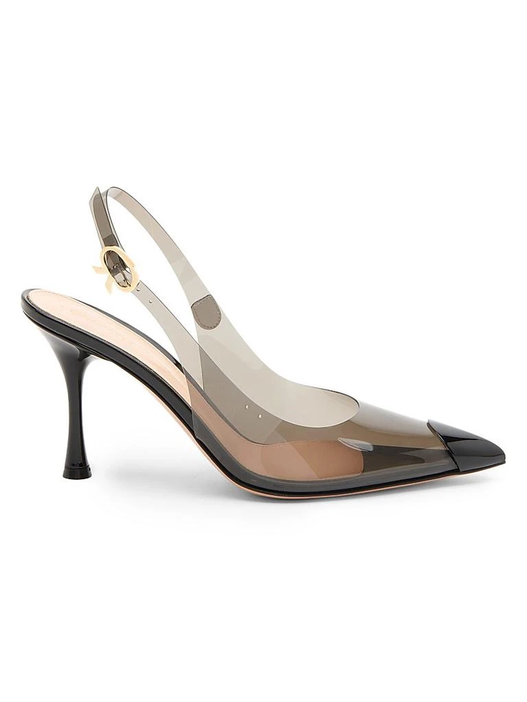 Gianvito Rossi 85MM Cap-Toe Slingback Pumps 1