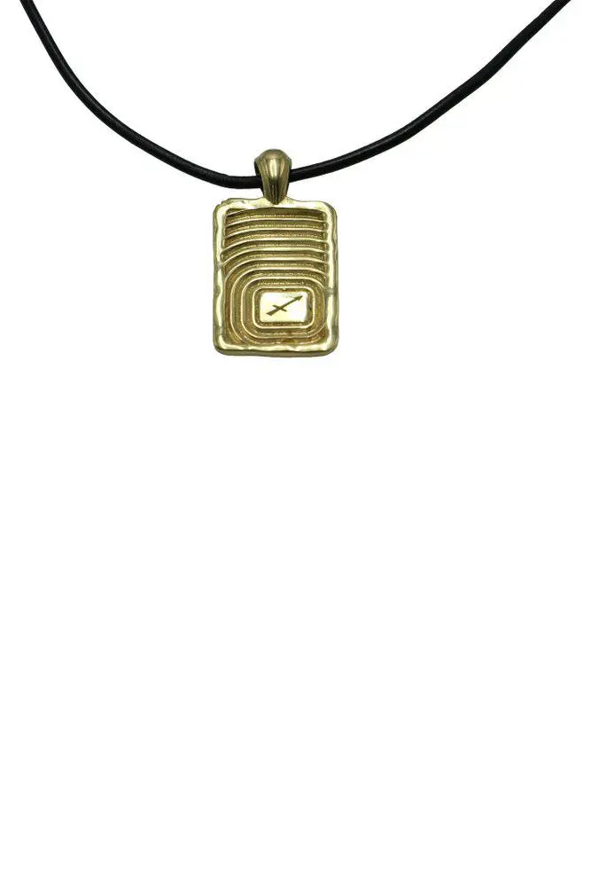 ELLERY Ellery Rectangular Sagittarius Pendant Necklace