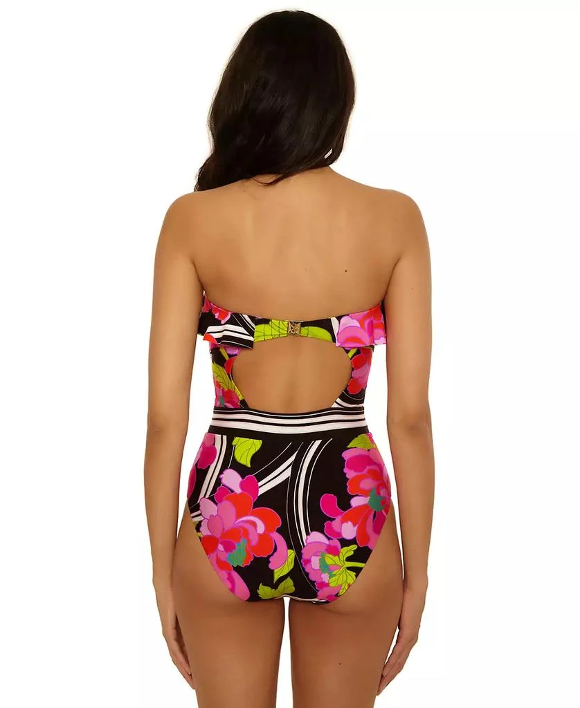 Trina Turk Women's Bougainvillea Ruffle Detail One-Piece Swimsuit 5