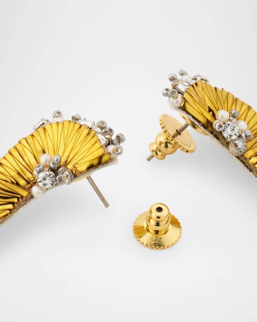 Mignonne Gavigan Murray Triple Drop Earrings In Gold