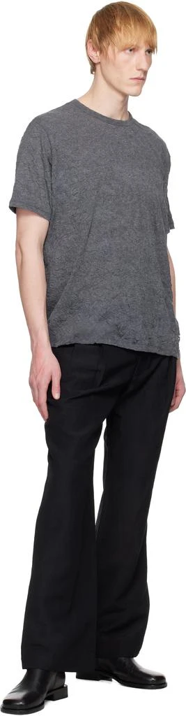 n.hoolywood Black Tucked Trousers 4