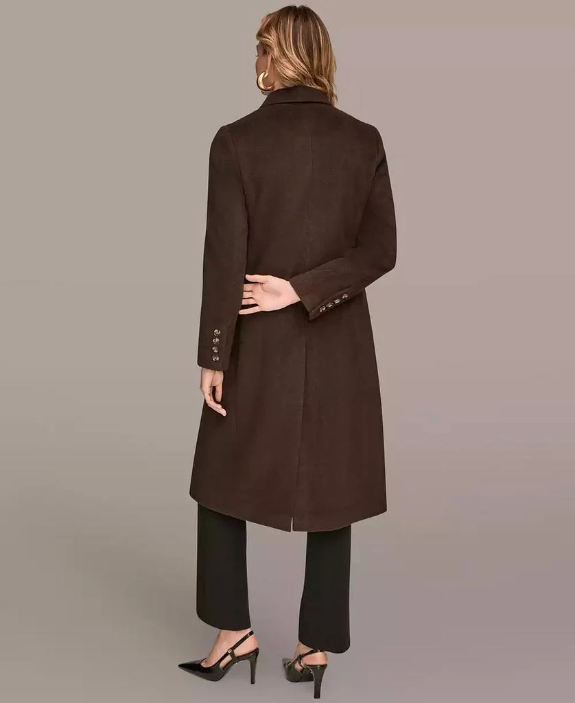 Donna Karan Women
s Single-Breasted Stitch Trimmed Coat 6