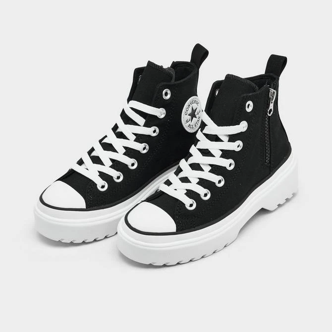 Converse Girls' Little Kids' Converse Chuck Taylor All Star High Top Lugged Casual Shoes 2