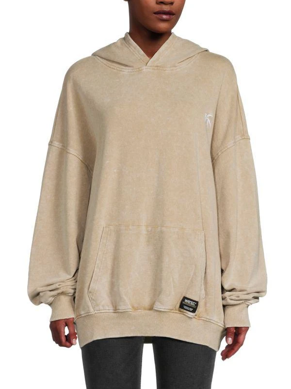 WeSC ​Acid-Wash Palm Logo Hoodie 3