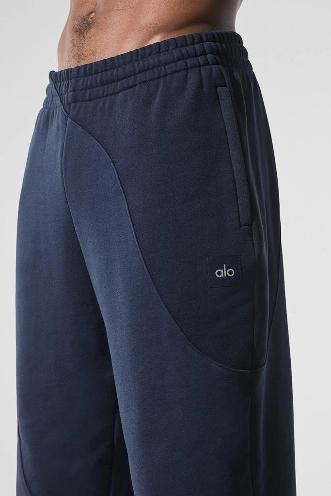 Alo Make Waves Sweatpant - Navy Tonal 4