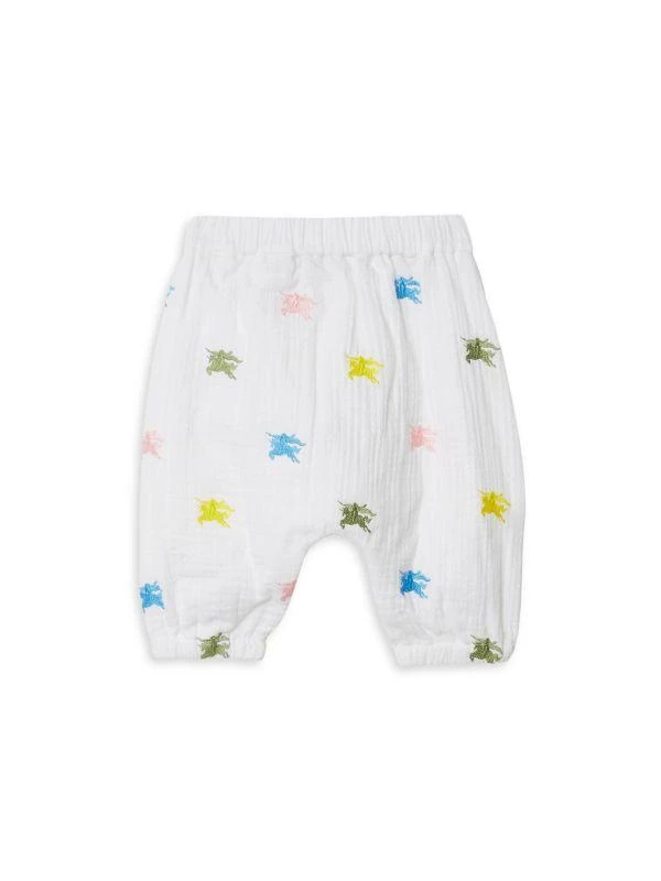 Burberry Baby's Equestrian Knight Shirt & Bubble Pants Set 5