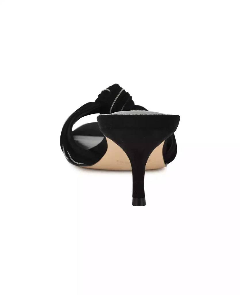 Nine West Women's Laike Kitten Heel Slip-On Dress Sandals 3
