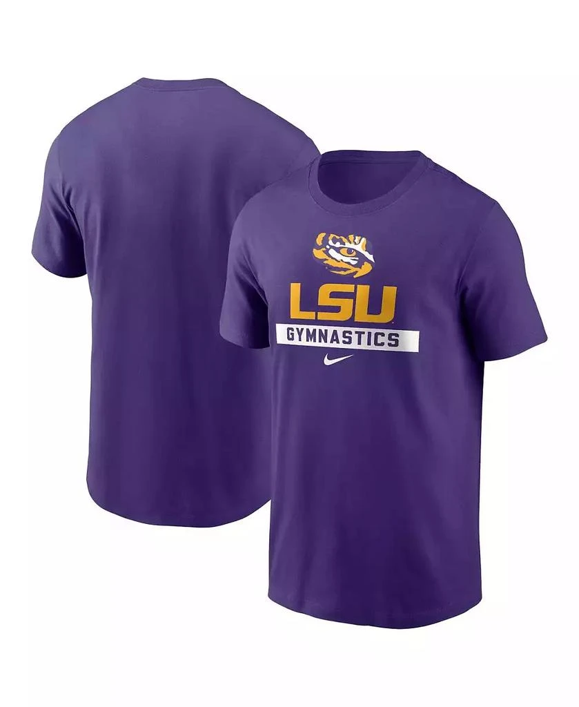 NIKE Men's Purple LSU Tigers Gymnastics T-Shirt 1