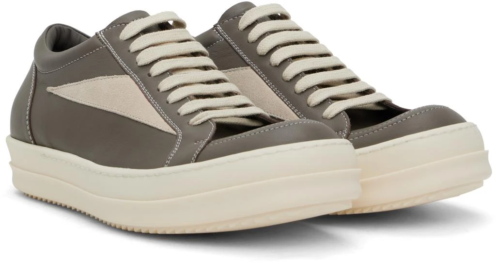 Rick Owens Gray Hollywood Vintage Sneakers 4