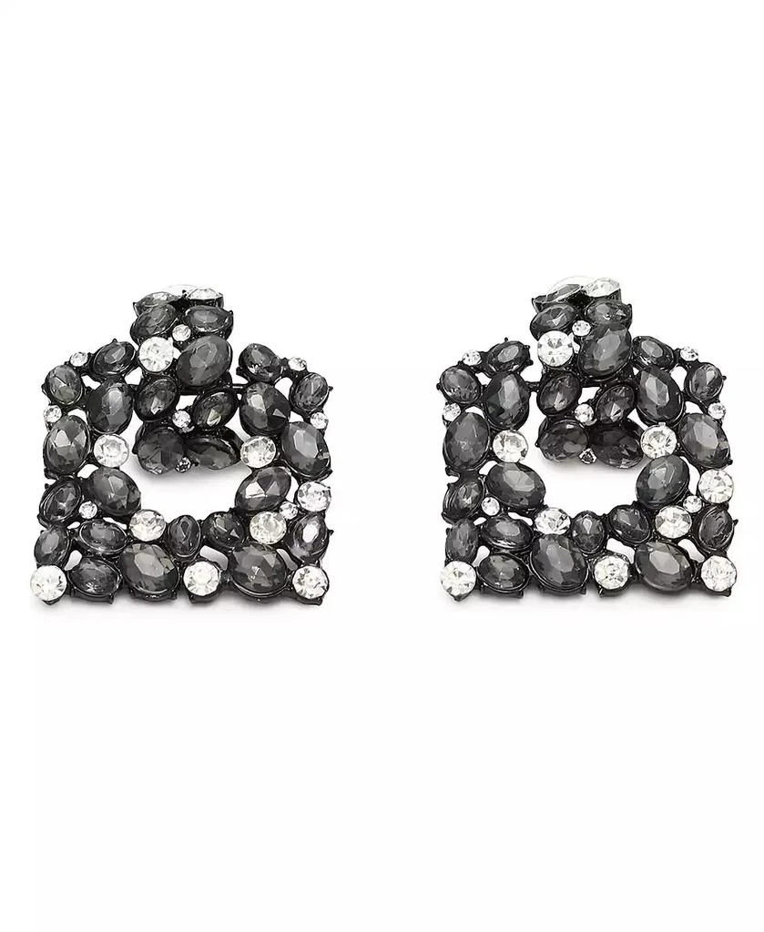 SOHI Women
s Black Stone Drop Earrings