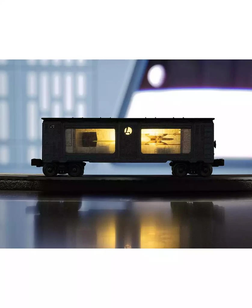 Lionel Disney Star Wars X-Wing TIE Fighter Battle O Gauge Model Train Aquarium Car 9