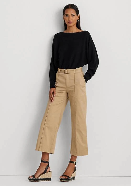Ralph Lauren Ralph Lauren Petite Cotton Blend Dolman Sleeve Sweater 4