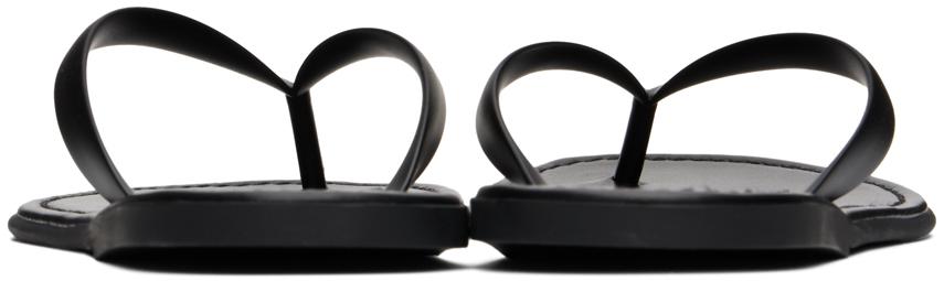 The Row Black Beach Flip Flops - Sandals - Save Extra 10