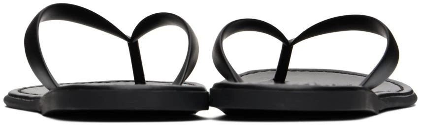 The Row Black Beach Flip Flops 2