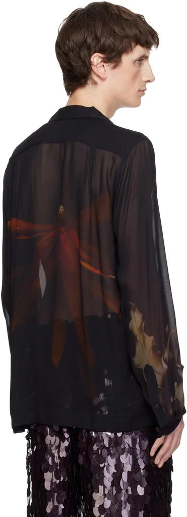 Dries Van Noten Black Floral Shirt 3