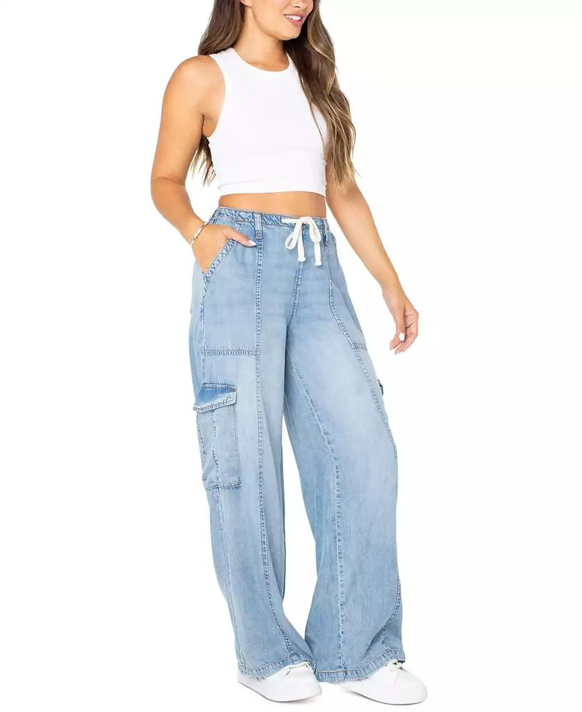 Celebrity Pink Juniors' Pull-On Cargo Jeans 3
