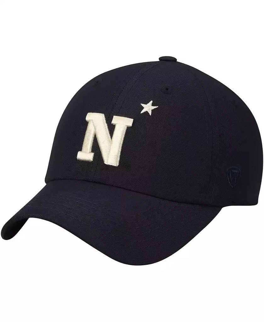 Top of the World Men's Navy Navy Midshipmen Primary Logo Staple Adjustable Hat 1