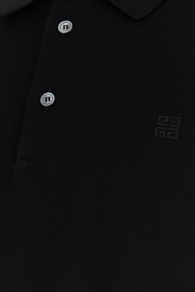 Givenchy Black piquet polo shirt