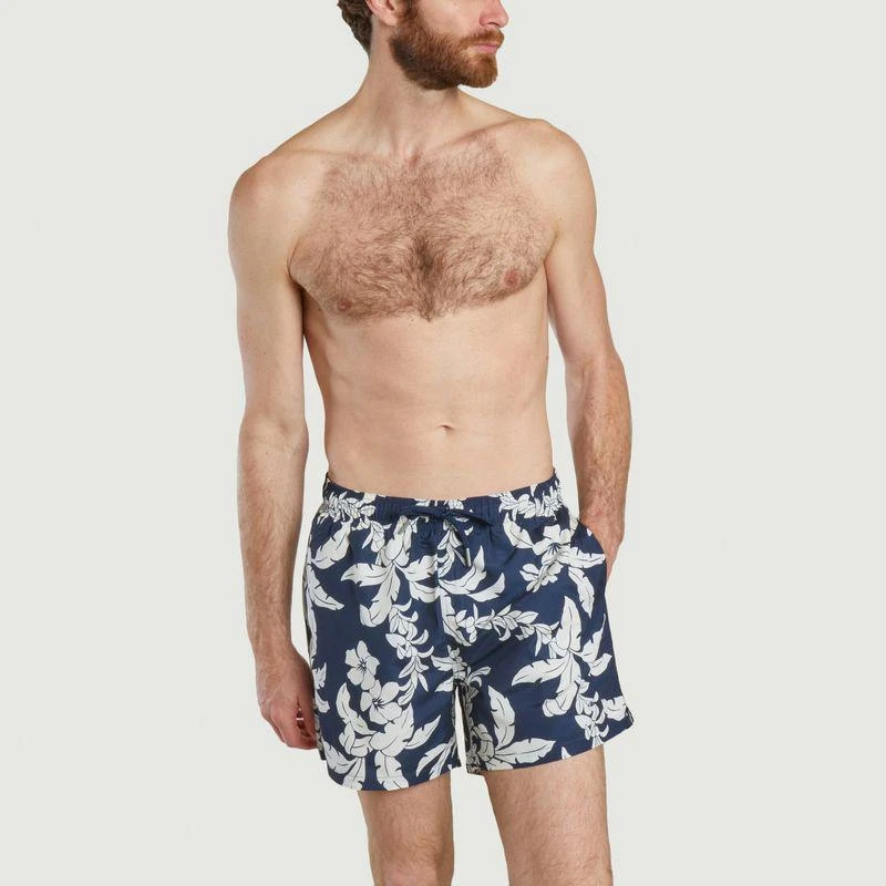 Gant Palm Lei Print Swim Shorts EVENING BLUE GANT 1
