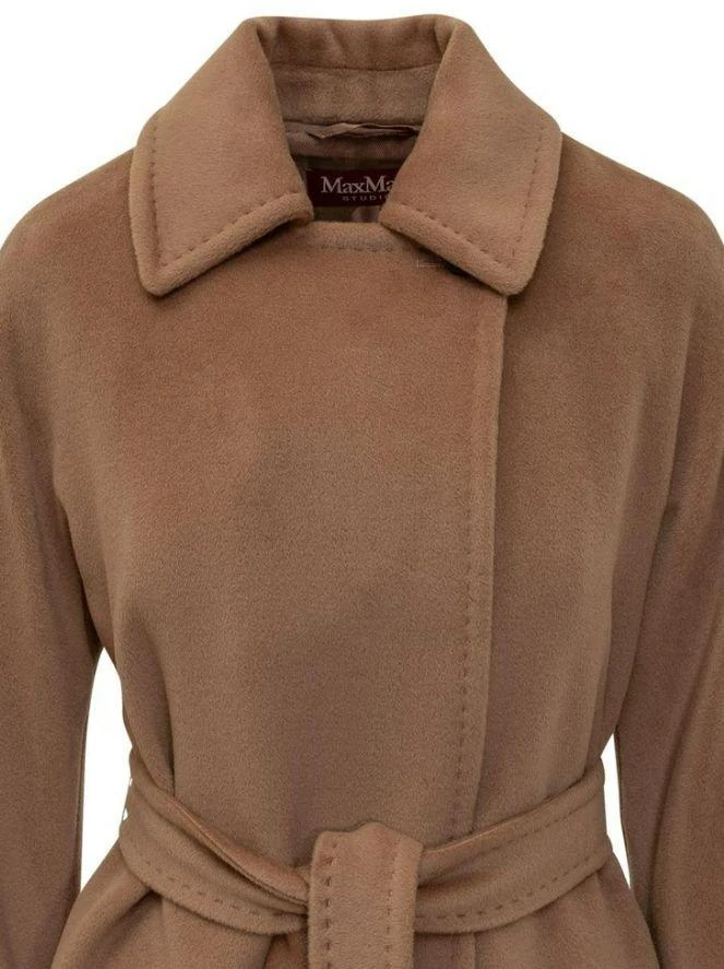 Max Mara Studio Max Mara Studio Baby Straight Hem Belted Coat 3