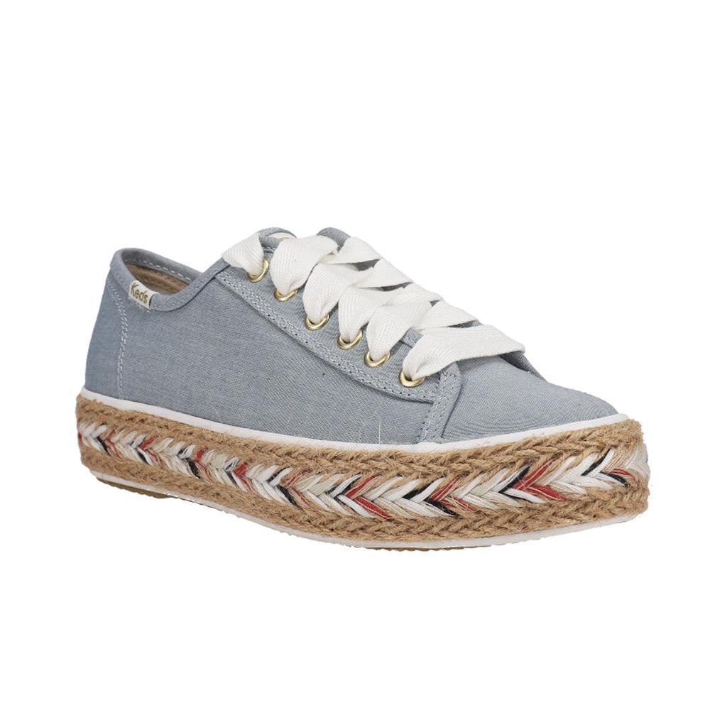 Keds Triple Kick Jute Platform Sneakers