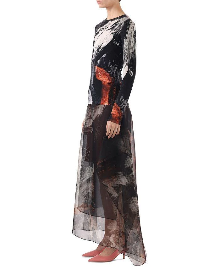 Jason Wu Brushstroke Crewneck Sweater 4