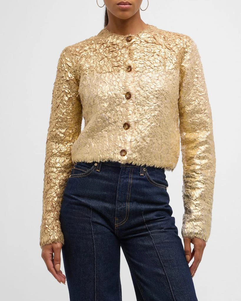 Ulla Johnson Keira Metallic Cardigan 4