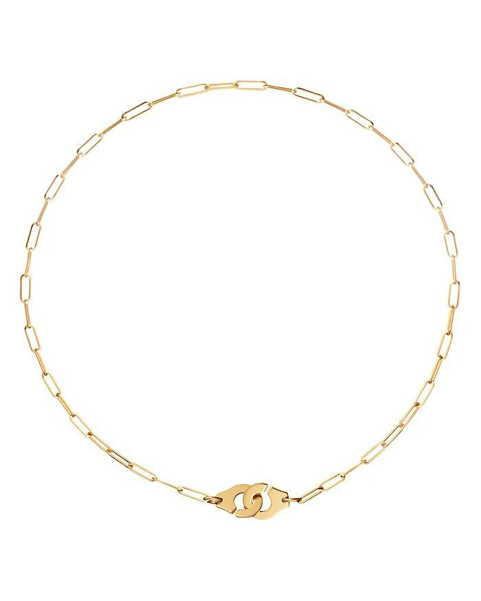 Dinh Van 18K Yellow Gold Menottes Small Chain Link Necklace, 16.5"