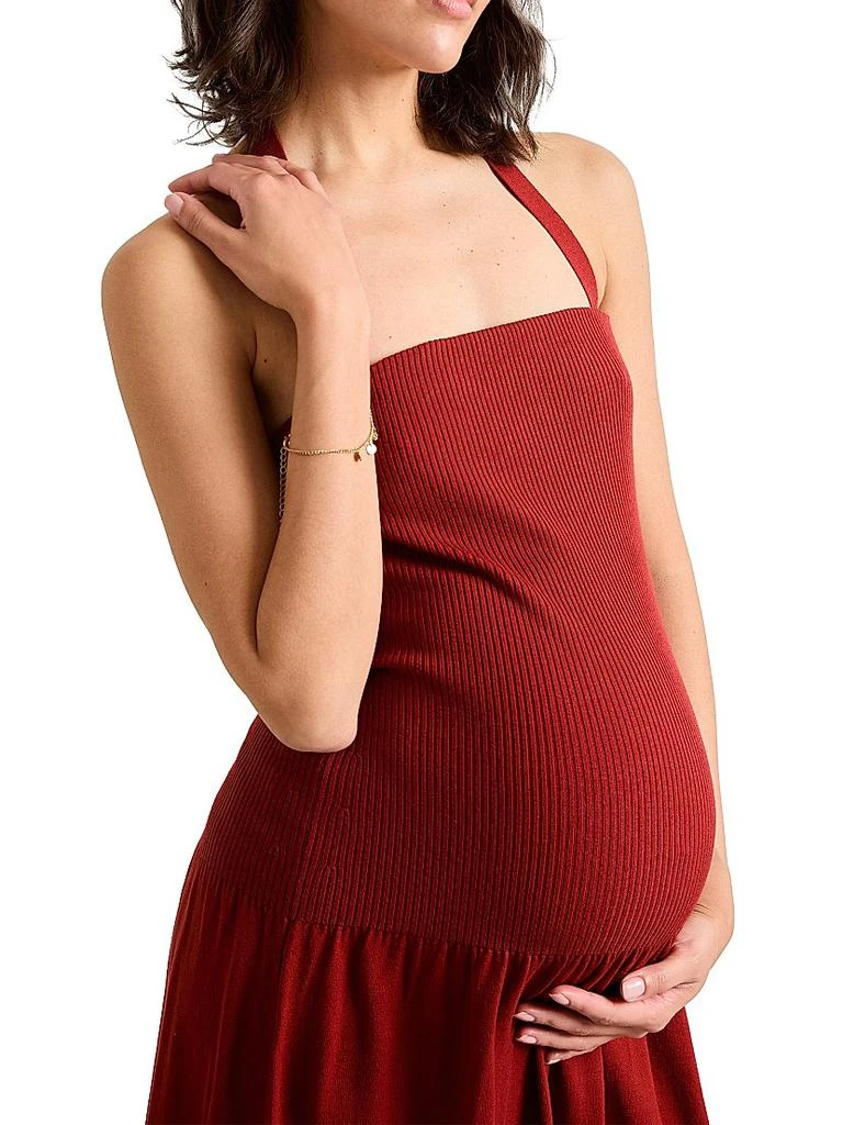 HATCH The Fiona Maternity Strapless Knit Dress 4
