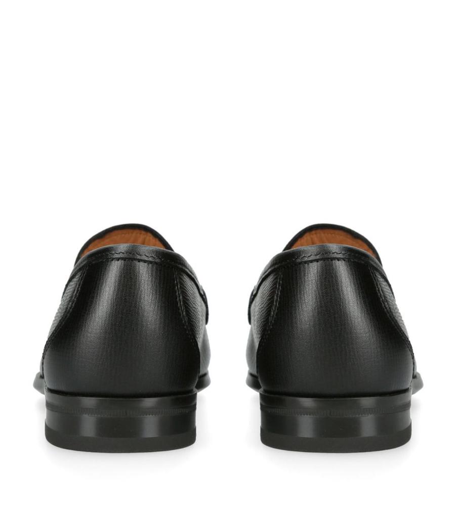 Ferragamo Leather Grandioso 2 Loafers