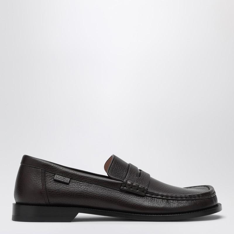 【送料&関税込】Loewe Ivory Leather Campo Loafers LOEWE Campo knotted leather loafers | NET-A-PORTER