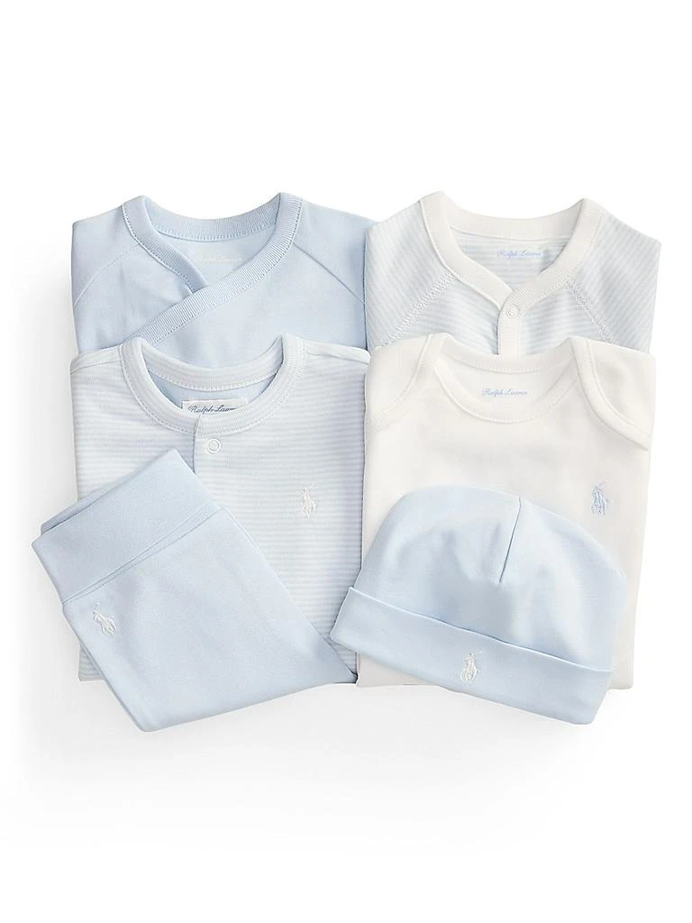 Ralph Lauren Baby Boy
s Cotton Interlock 6-Piece Gift Set