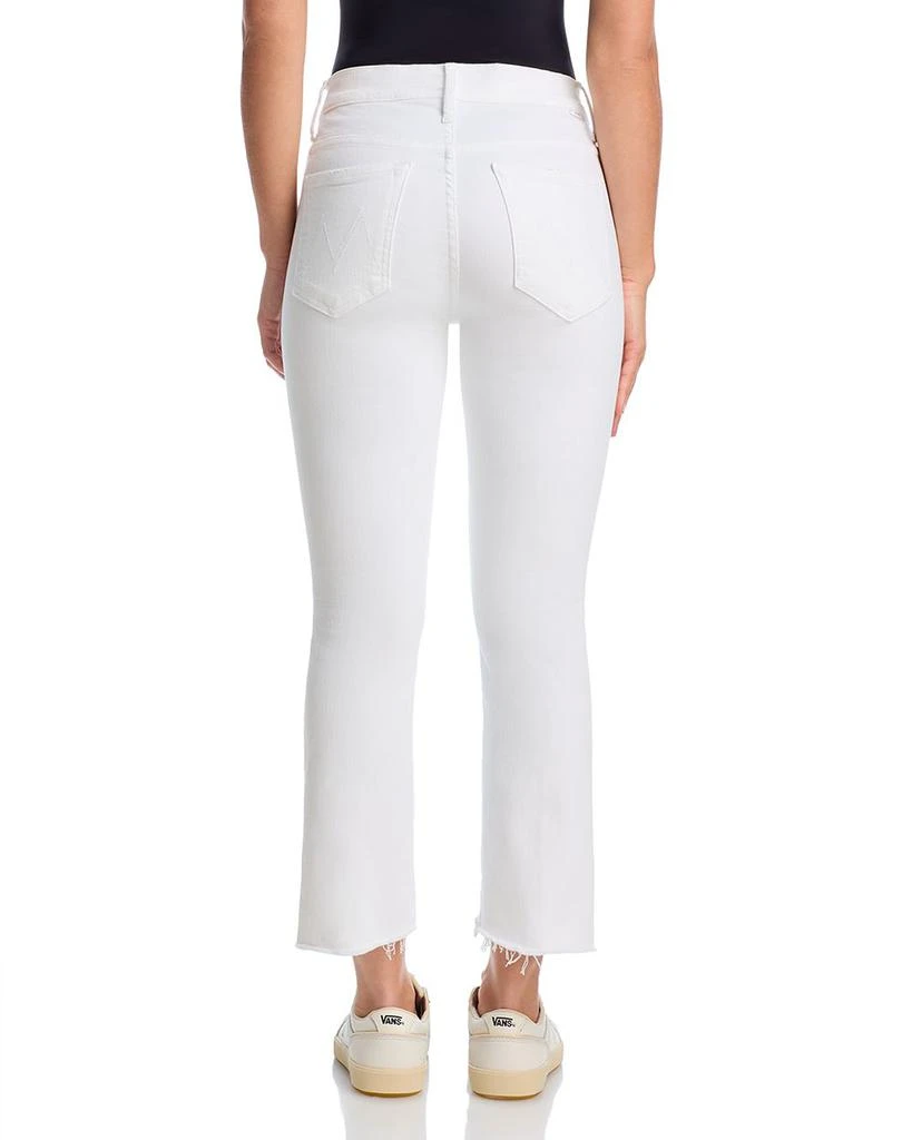 MOTHER Petites Lil Insider Mid Rise Crop Step Fray Jeans in Fairest of Them All 3