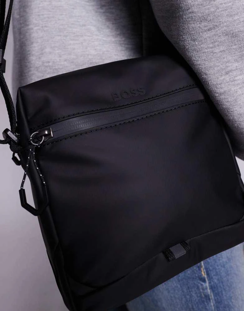 Hugo Boss BOSS Black stenson crossbody bag in black 2
