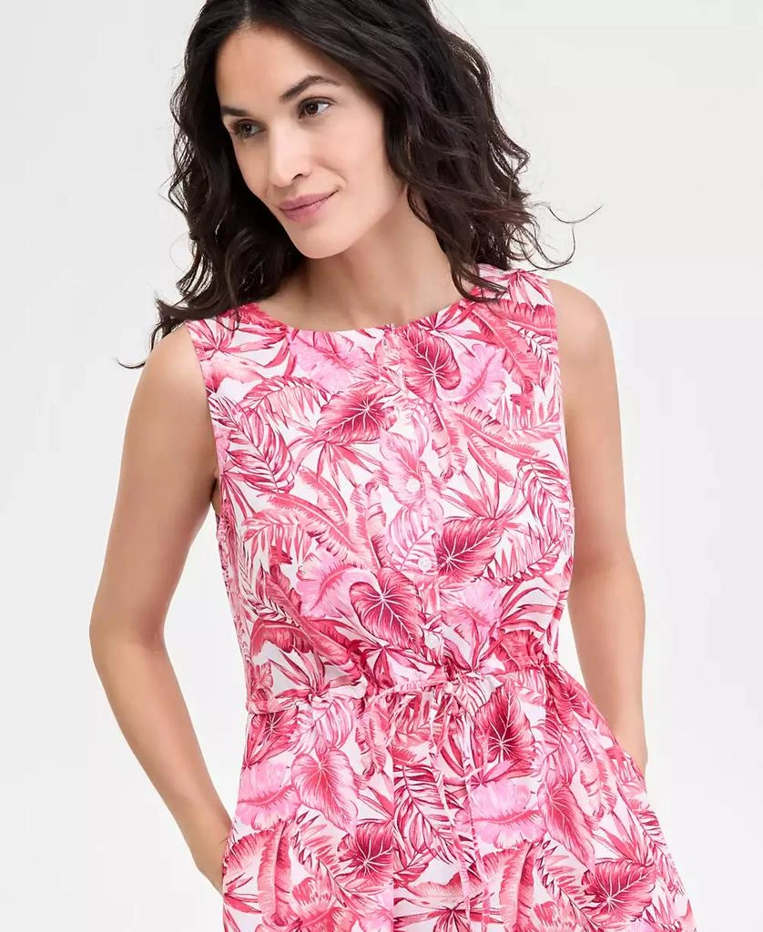 Charter Club Women's 100% Linen Printed Midi Dress, Exclusively at Macy's 4