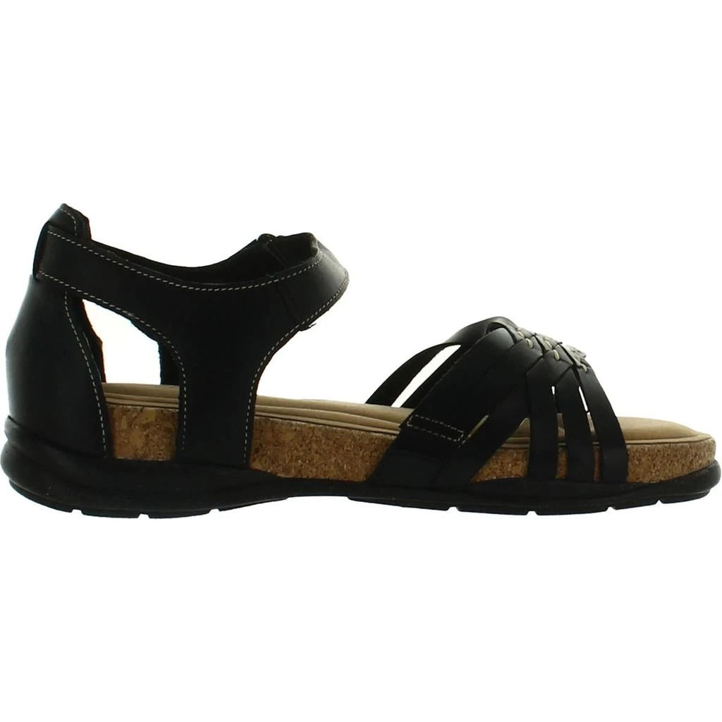 Clarks Roseville Cove Womens Leather Comfort Wedge Sandals 2
