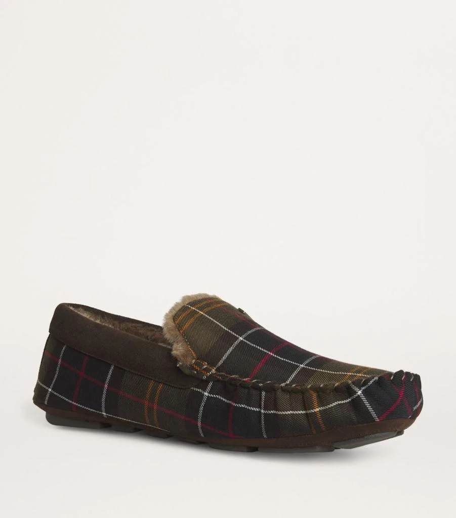Barbour Recycled Tartan Monty Slippers 5