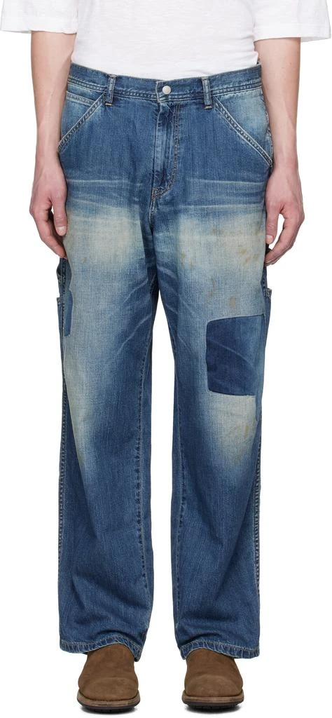 NEIGHBORHOOD Blue Savage LW Painter Denim Jeans 1