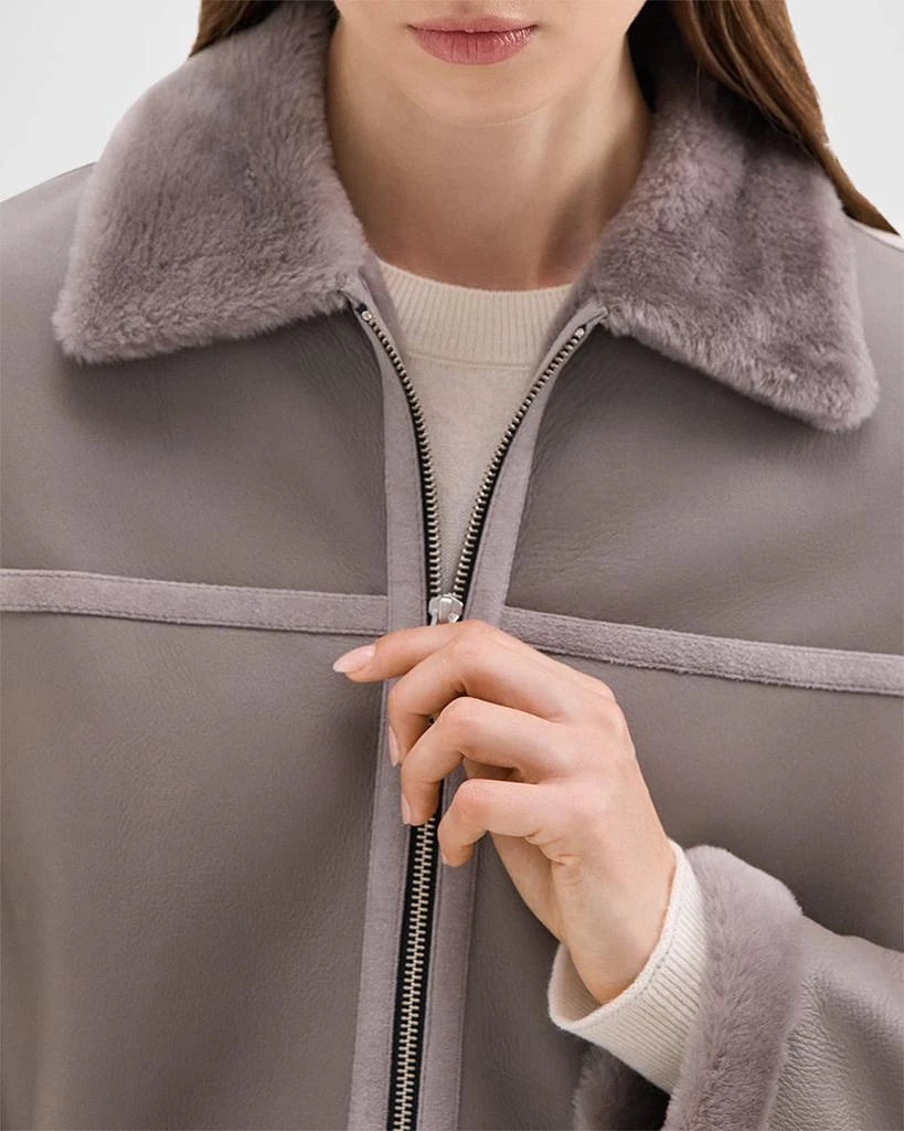 Theory A-Line Shearling Jacket 5