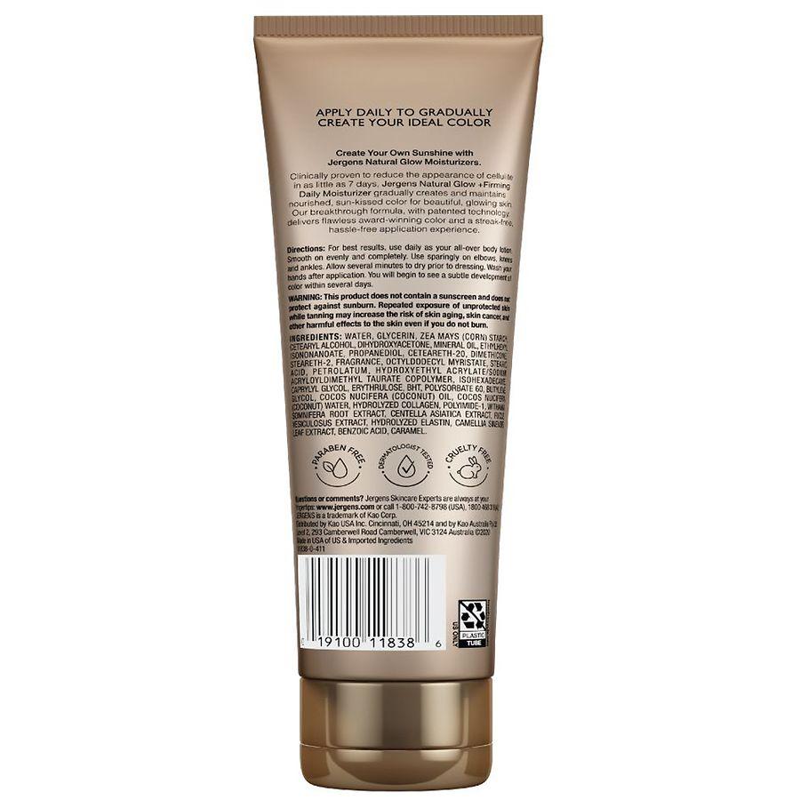 Jergens Natural Glow + Firming Self Tan Lotion Scented
