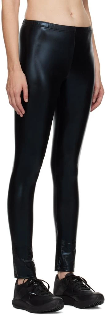 Junya Watanabe Black Coated Leggings 2