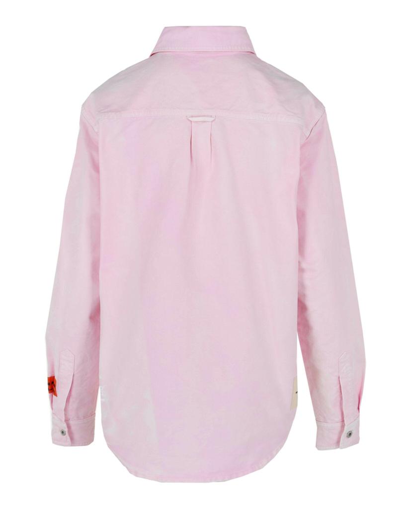 Heron Preston Code 8000 Long Sleeve Pocket Shirt