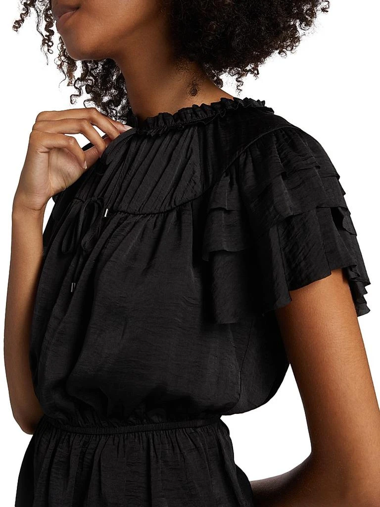 If Only Studio Parachute Ruffled Peplum Top 6