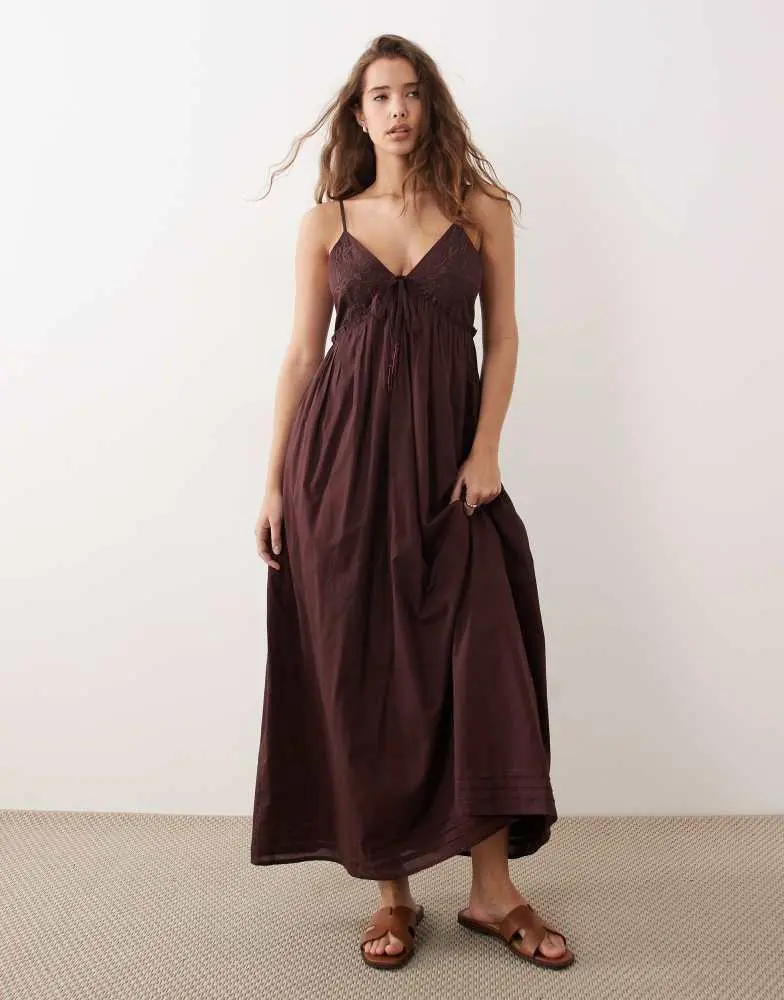 boho maxi dress petite Lorytime Petite Maxi Dresses for Women Petite Length Summer Solid Long Dress Sleeveless Smocked Tiered Boho Maxi Dress Tube Dress Square Neck Layered Pleated Flowy Holiday Dress