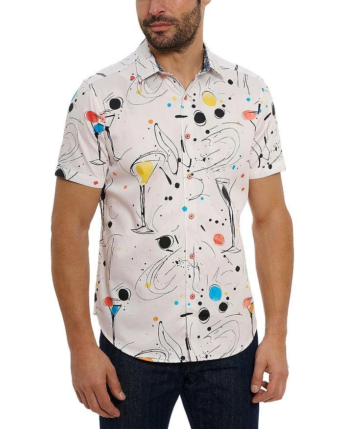 Robert Graham El Estio Cotton Stretch Printed Classic Fit Button Down Shirt 1